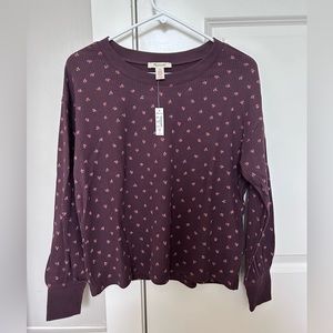 Burgundy Madewell Pajama/Loungewear Set